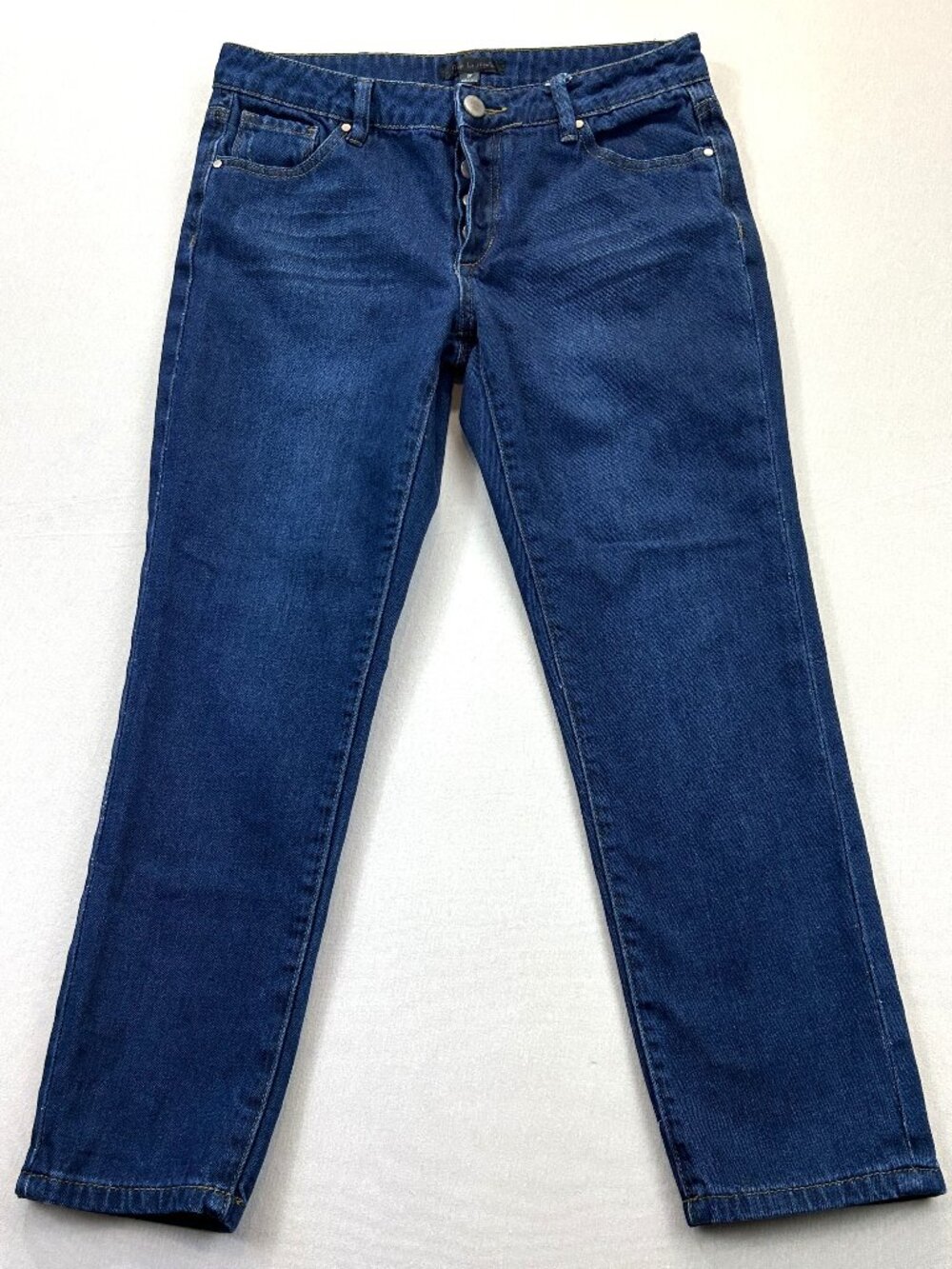 Fire Los Angeles Jeans Womens Size 27 Blue Denim Mid Rise Ankle Skinny Stretch